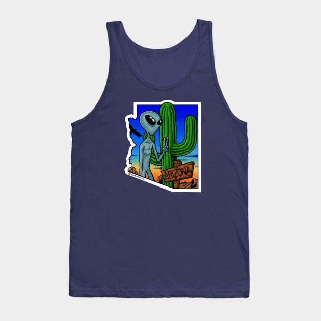 Arizona Visitor Tank Top by TommyVision